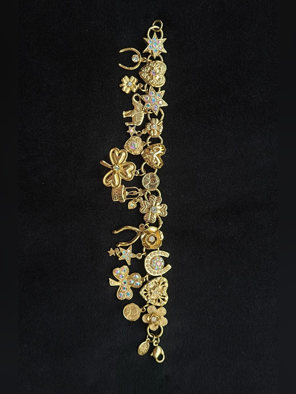 Kirks Folly Vintage Lucky Charm Bracelet